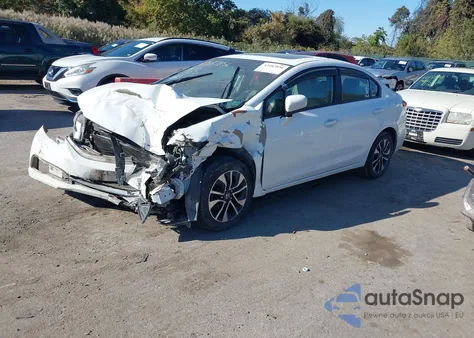 2014 Honda Civic Ex из США, поврежденный, VIN 19XFB2F89EE246010